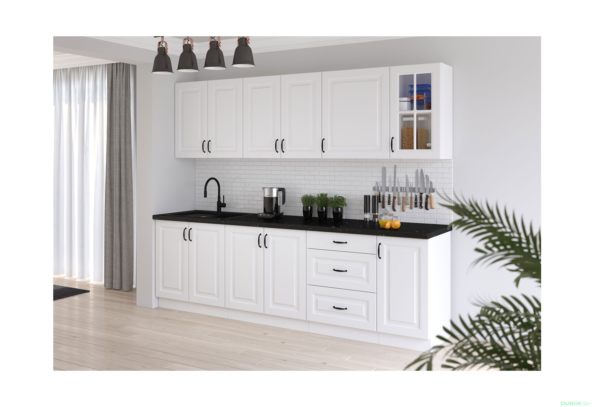 Fotografia 18 - Modulárna kuchyňa Stilo biely / biely