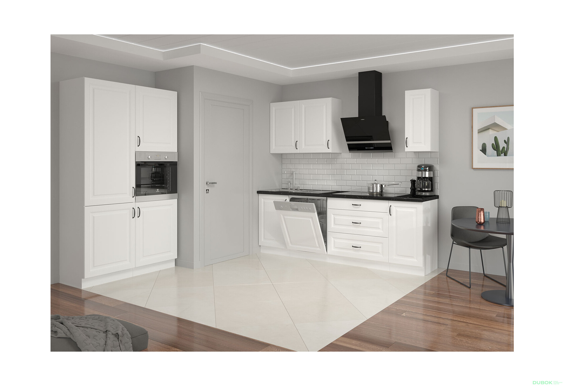 Fotografia 12 - Modulárna kuchyňa Stilo biely / biely