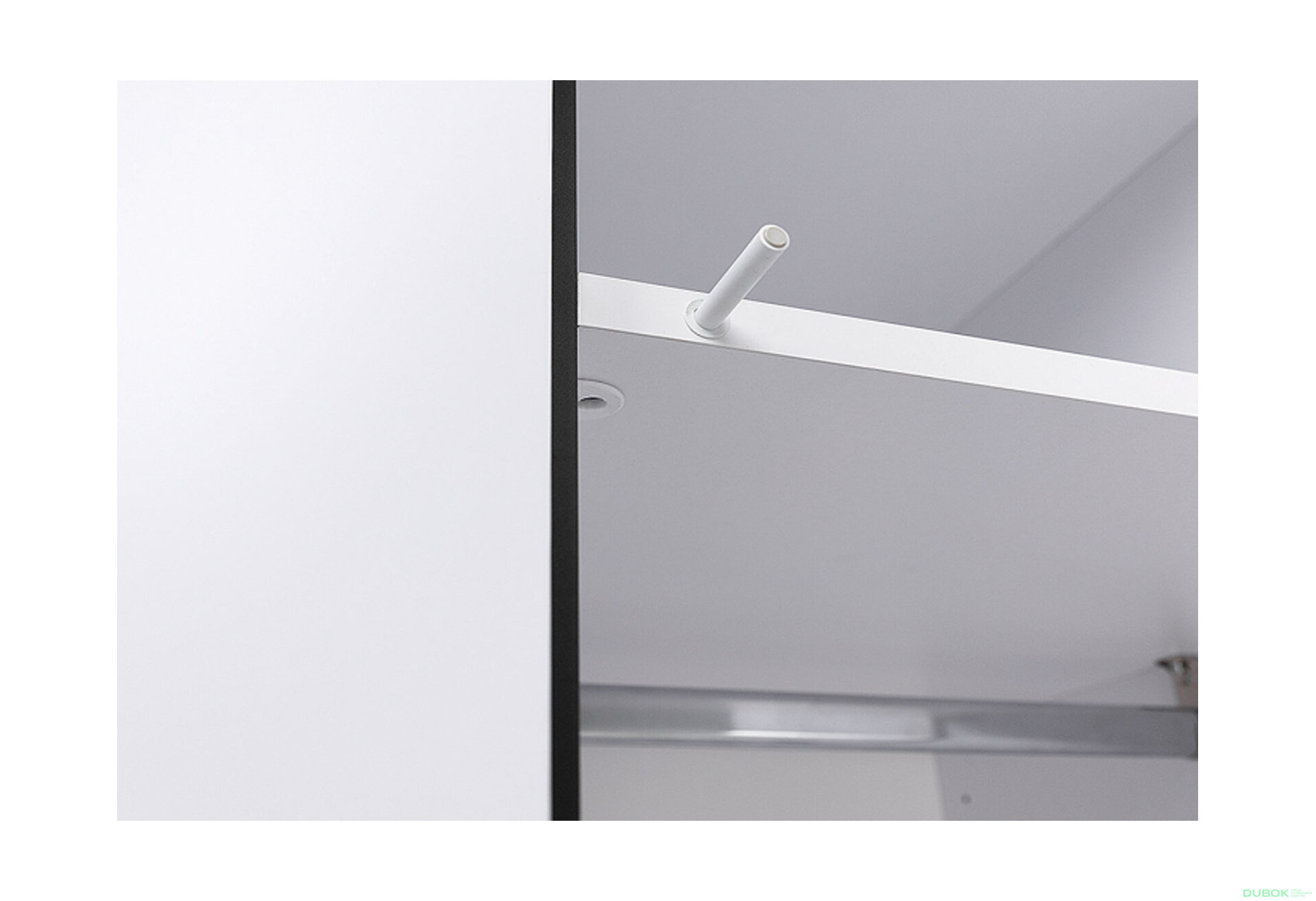 Fotografia 5 - Skriňa 3dv 3šu bez zrkadiel biely supermat, antracit Duo