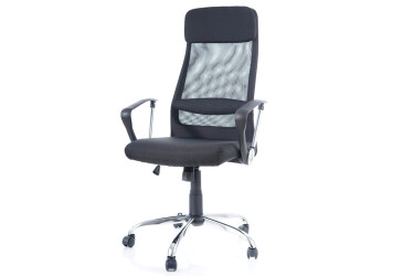 Otočné kreslo Q-345 čierne