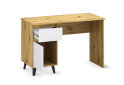Fotografia 5 - Písací stôl Borg 1d1s/120 dub artisan / biely
