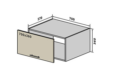 V67 Okenný parapet 70