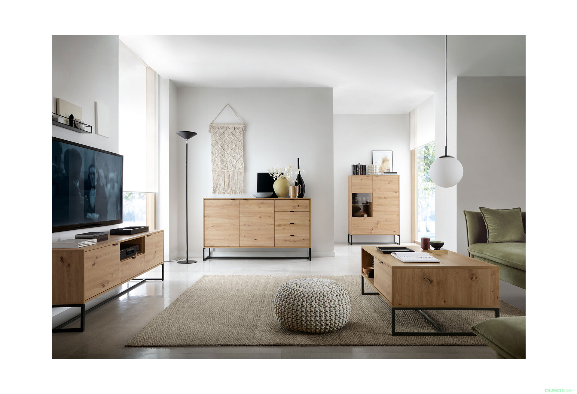 Fotografia 1 - Obývacia zostava II dub artisan Amber