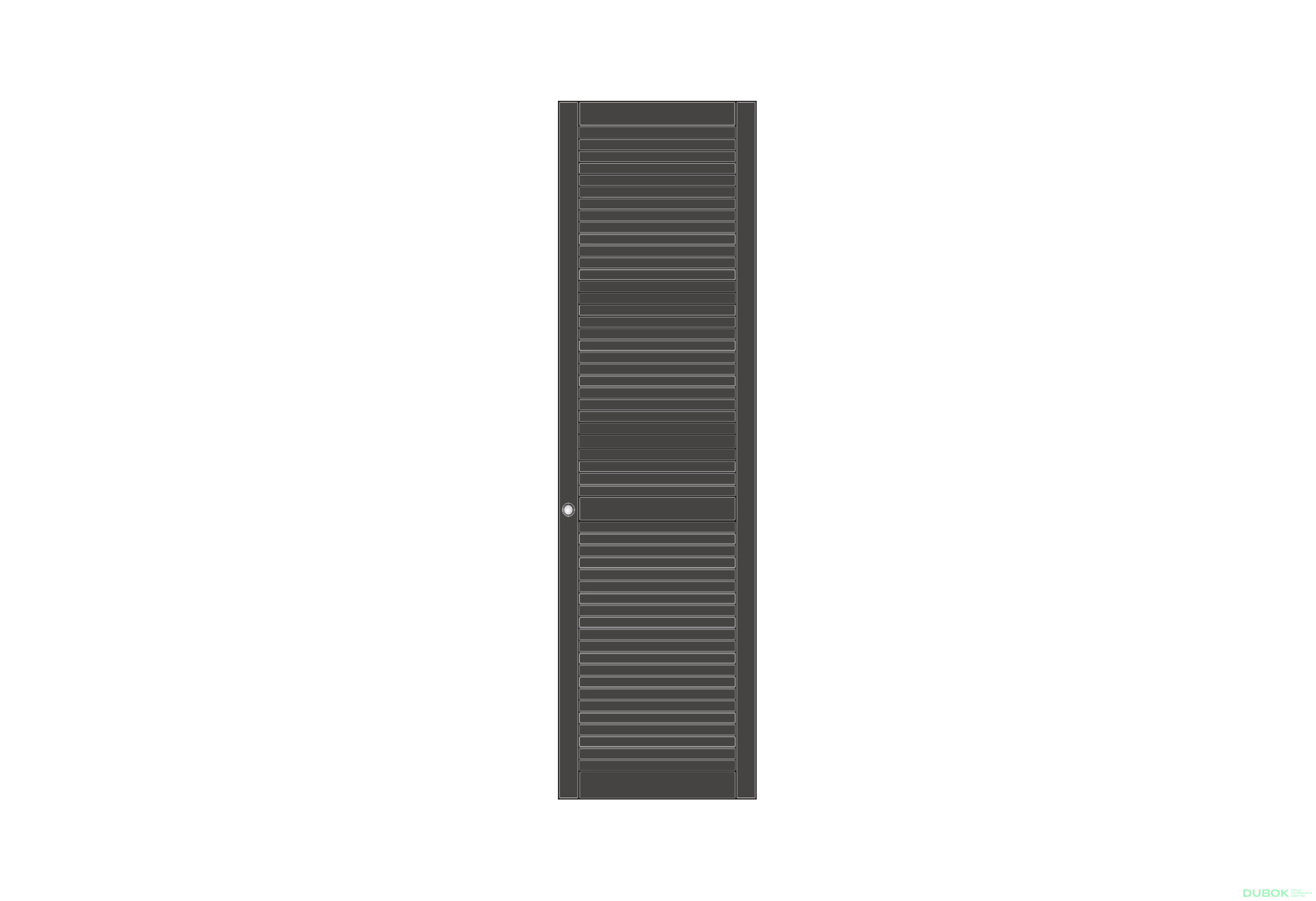 Fotografia 1 - Fasáda F-500x2015 antracit R Módulná skriňa Texas