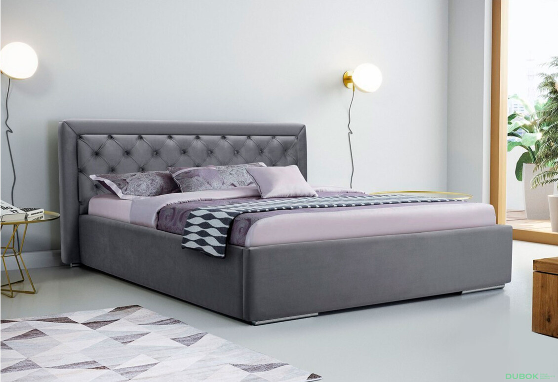 Fotografia 3 - Čalúnená posteľ Madera 160x200 s roštom A Velva 15 Automat