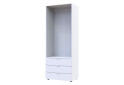 Skriňa dvojdverová Gelar 77.5 cm Biela - Fotografia 6 Fotografia 6 - Skriňa dvojdverová Gelar 77.5 cm Biela