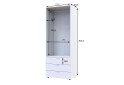 Skriňa dvojdverová Gelar 77.5 cm Biela - Fotografia 7 Fotografia 7 - Skriňa dvojdverová Gelar 77.5 cm Biela