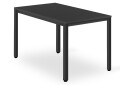 Stół TESSA 120cm x 60cm - czarny / czarne nogi - Fotografia 1 Fotografia 1 - Stół TESSA 120cm x 60cm - czarny / czarne nogi