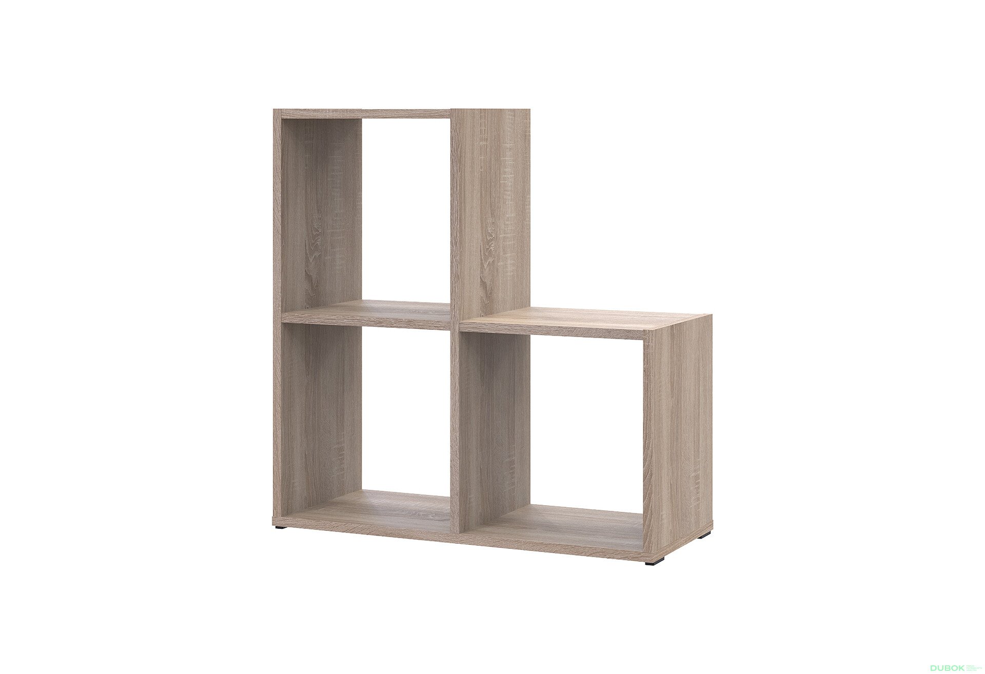 Fotografia 1 - Regál otvorený Step 2х2 69х28.8х71.4 dub sonoma