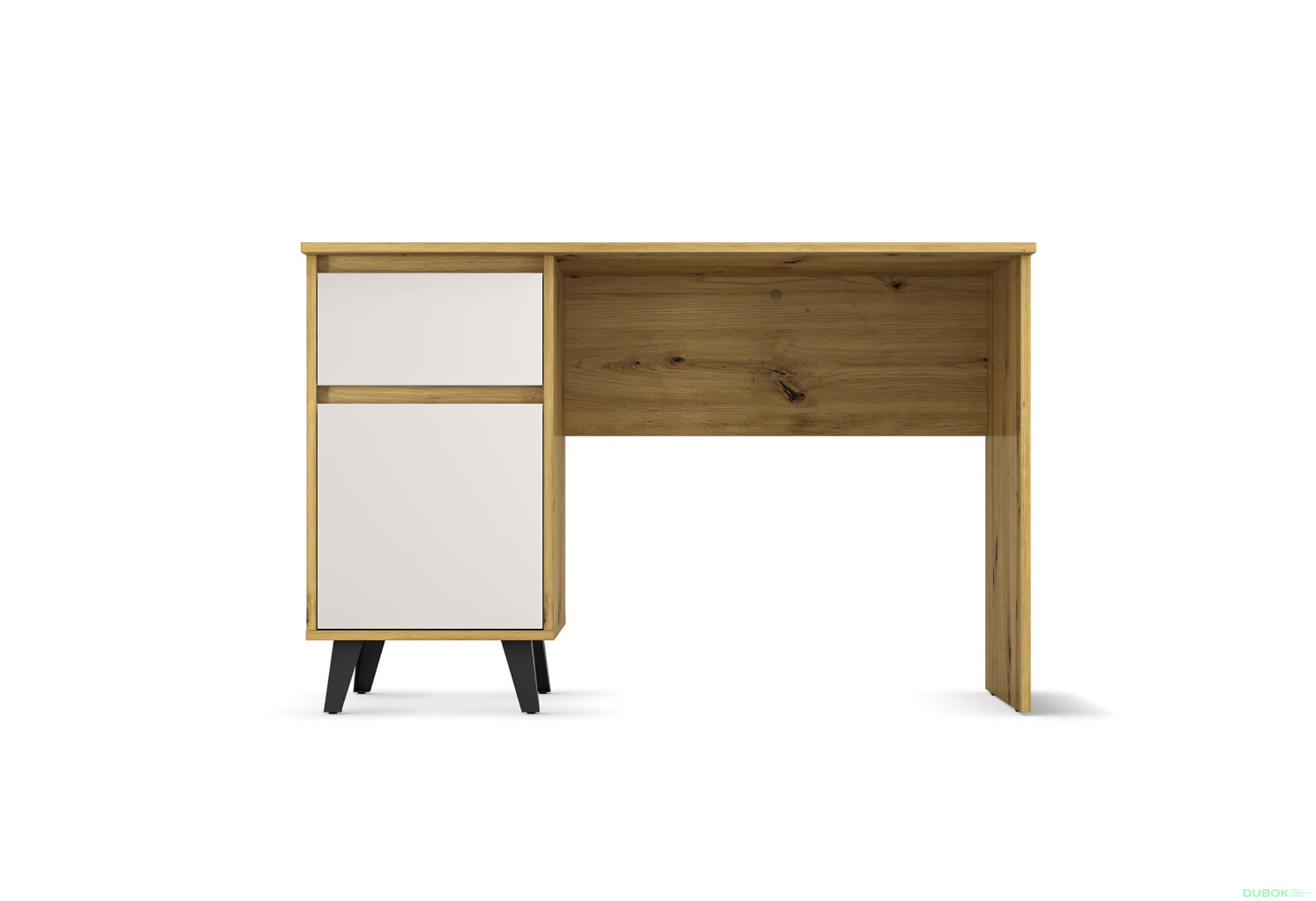 Fotografia 2 - Písací stôl Borg 1d1s/120 dub artisan / kašmír