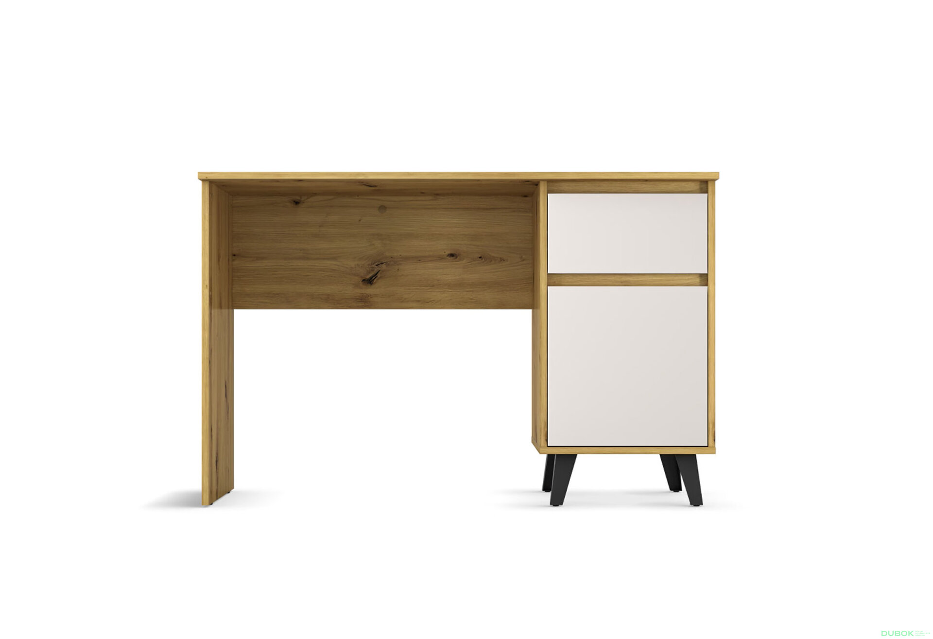 Fotografia 3 - Písací stôl Borg 1d1s/120 dub artisan / kašmír