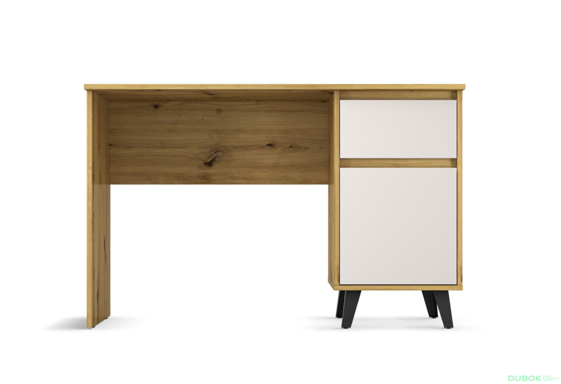 Fotografia 3 - Písací stôl Borg 1d1s/120 dub artisan / kašmír