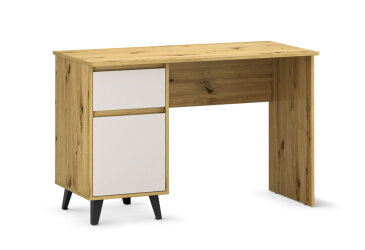 Písací stôl Borg 1d1s/120 dub artisan / kašmír