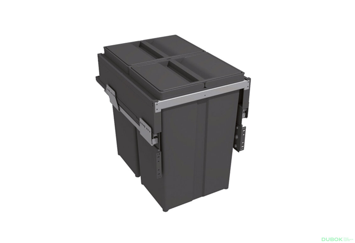 Triedička Gollinucci 580 Plus Line do skrinky 400 mm 2x29 l antracitová
