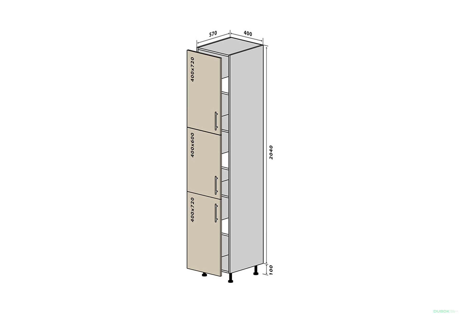 Fotografia 1 - N40 Skrinka 40x214 Interno