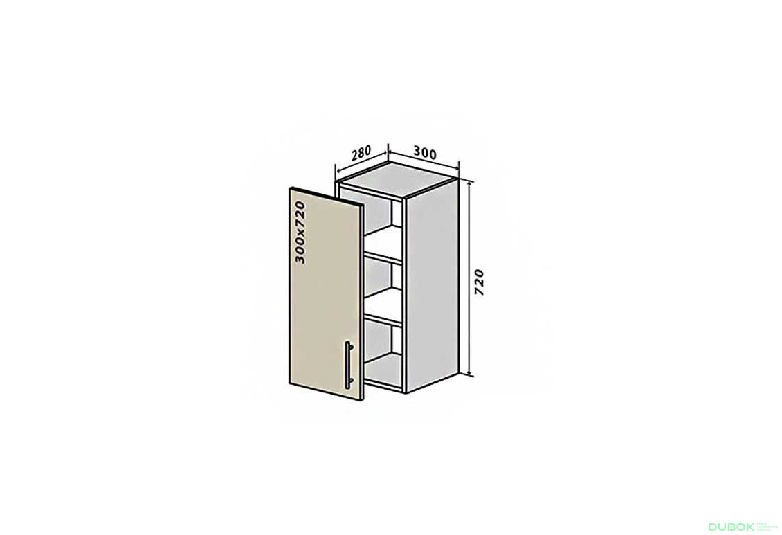 B2 Skrinka 1D 30 Interno