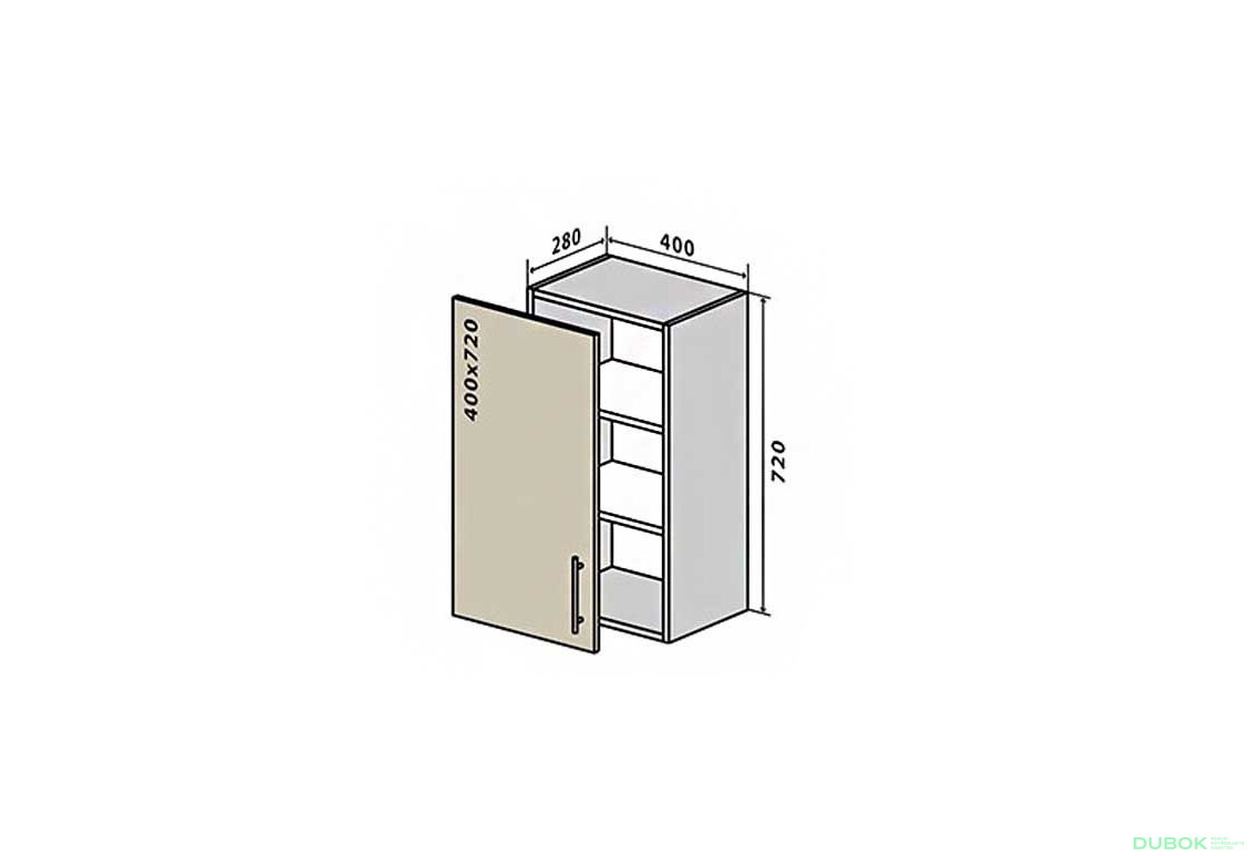 V3 Skrinka 1D 40 Interno