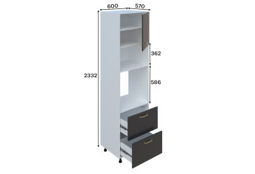 Peračník 60 DZ Pre mikrovlnnú rúru (h-920) LUX Liona