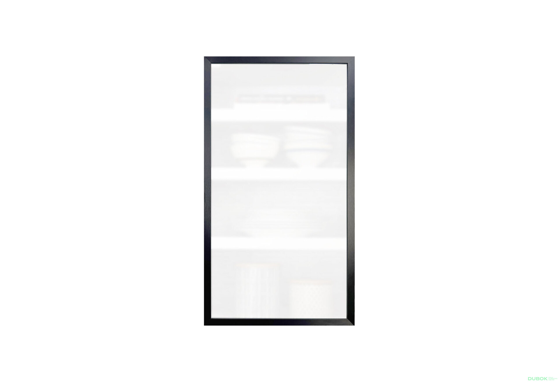 Fotografia 1 - Sklenená matná fasáda 713x296 (V30 h-720), rám čierny kov