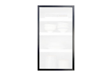 Fotografia Sklenená matná fasáda 913x396 (V40 h-920), rám čierny kov