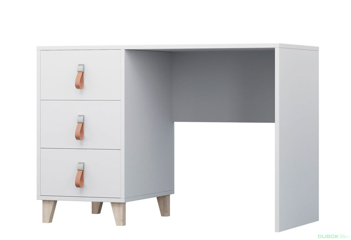 Písací stôl Figo biela Idczak meble