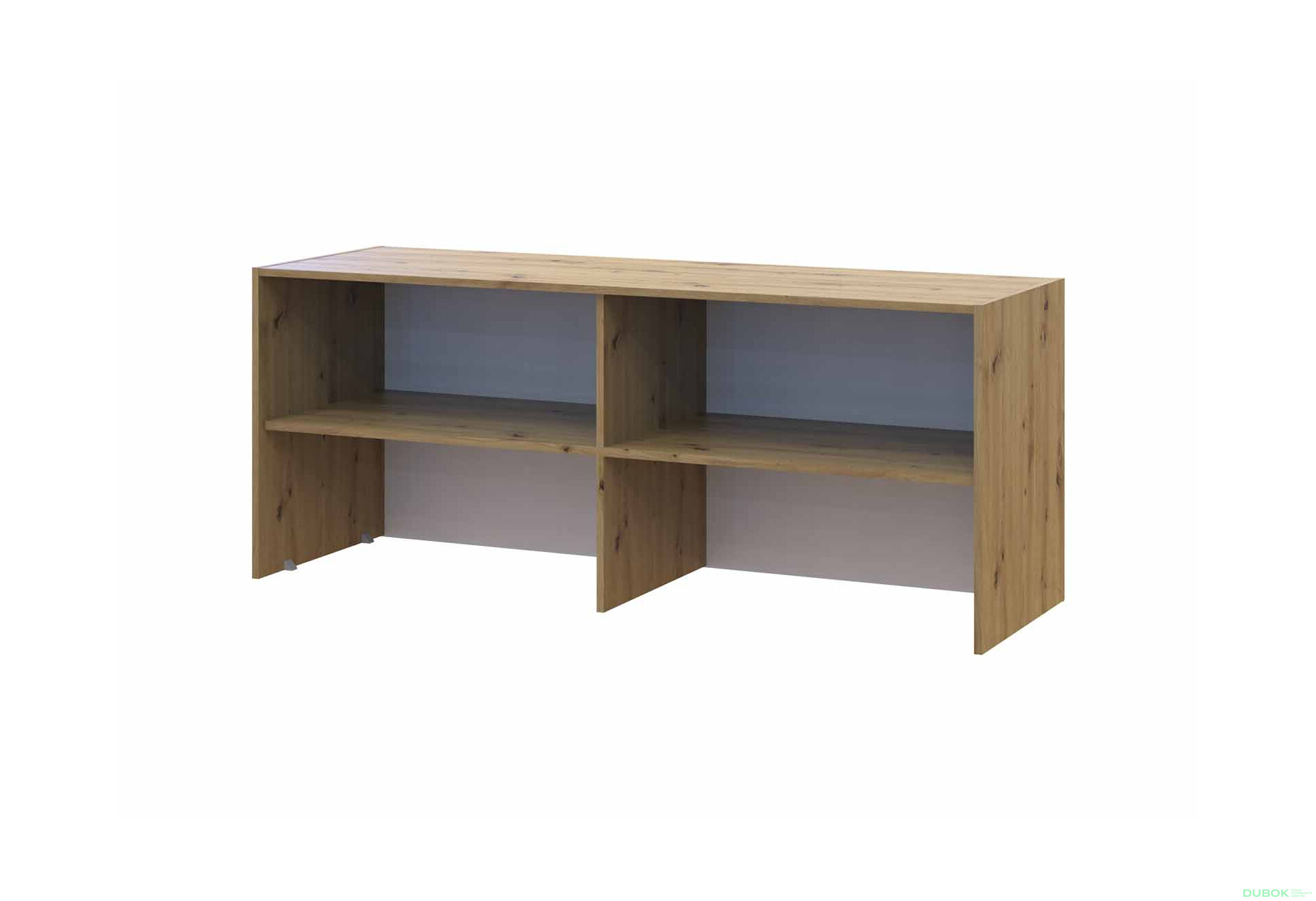 Fotografia 5 - Nadstavec Rondi 4 drevotrieska 160x52x65 dub artisan / kašmír