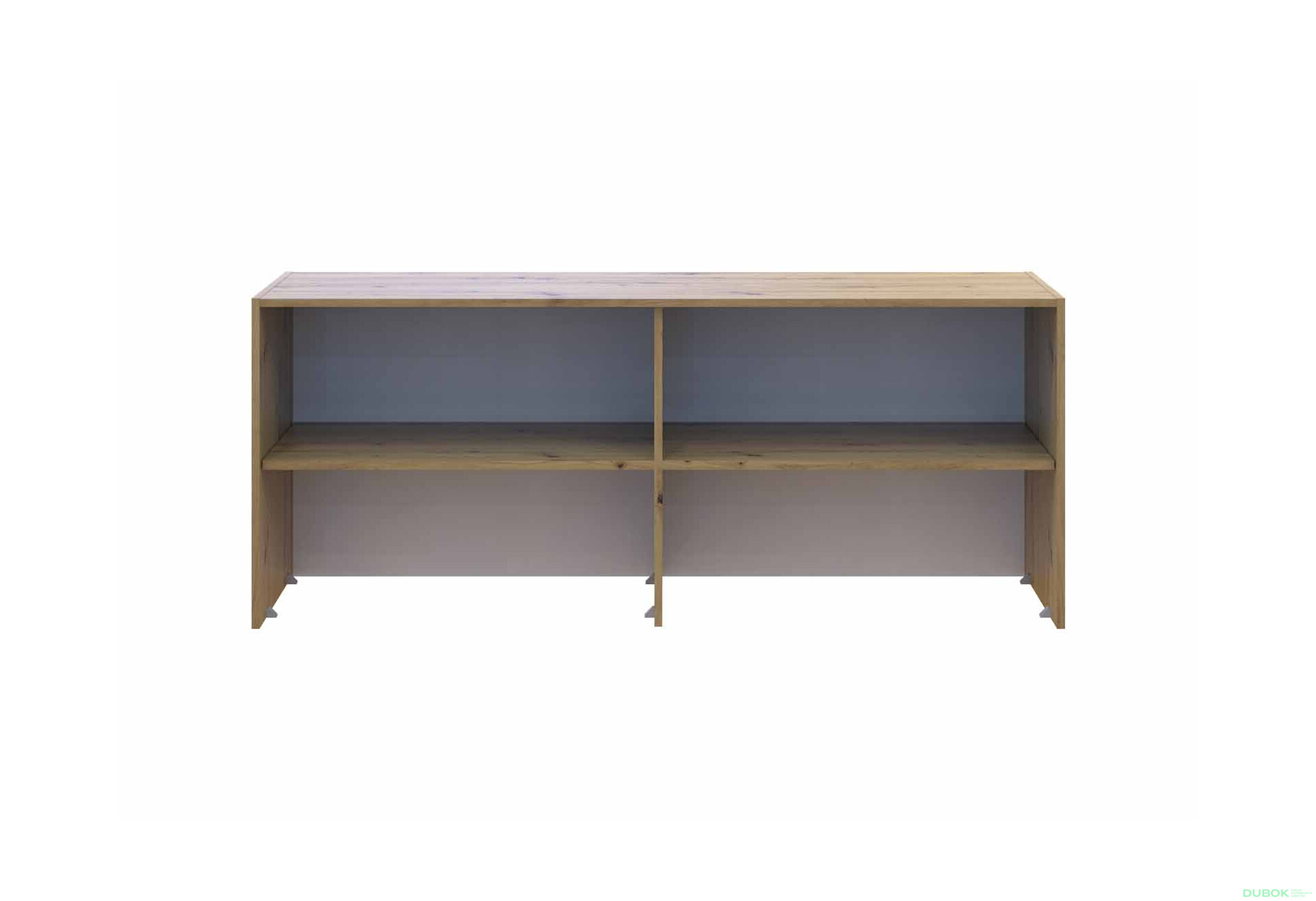 Fotografia 6 - Nadstavec Rondi 4 drevotrieska 160x52x65 dub artisan / kašmír