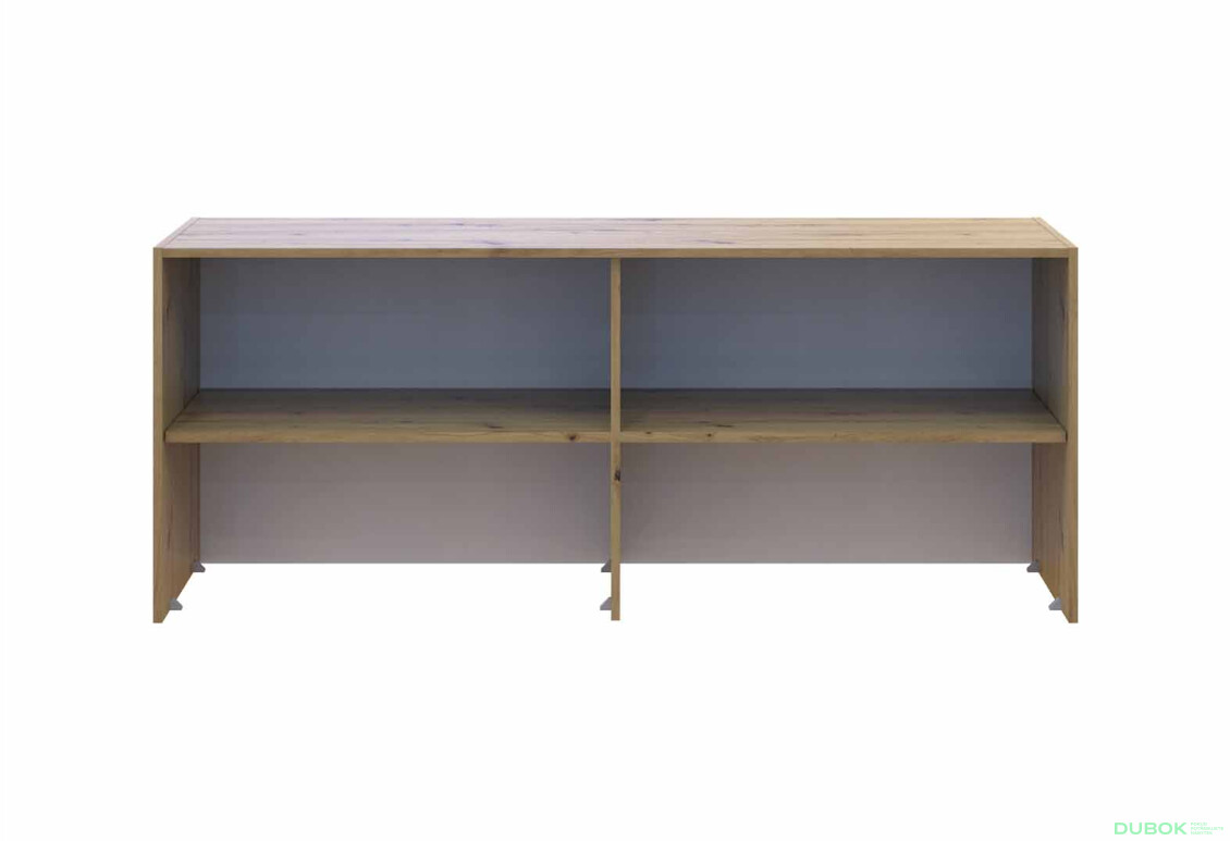 Fotografia 6 - Nadstavec Rondi 4 drevotrieska 160x52x65 dub artisan / kašmír