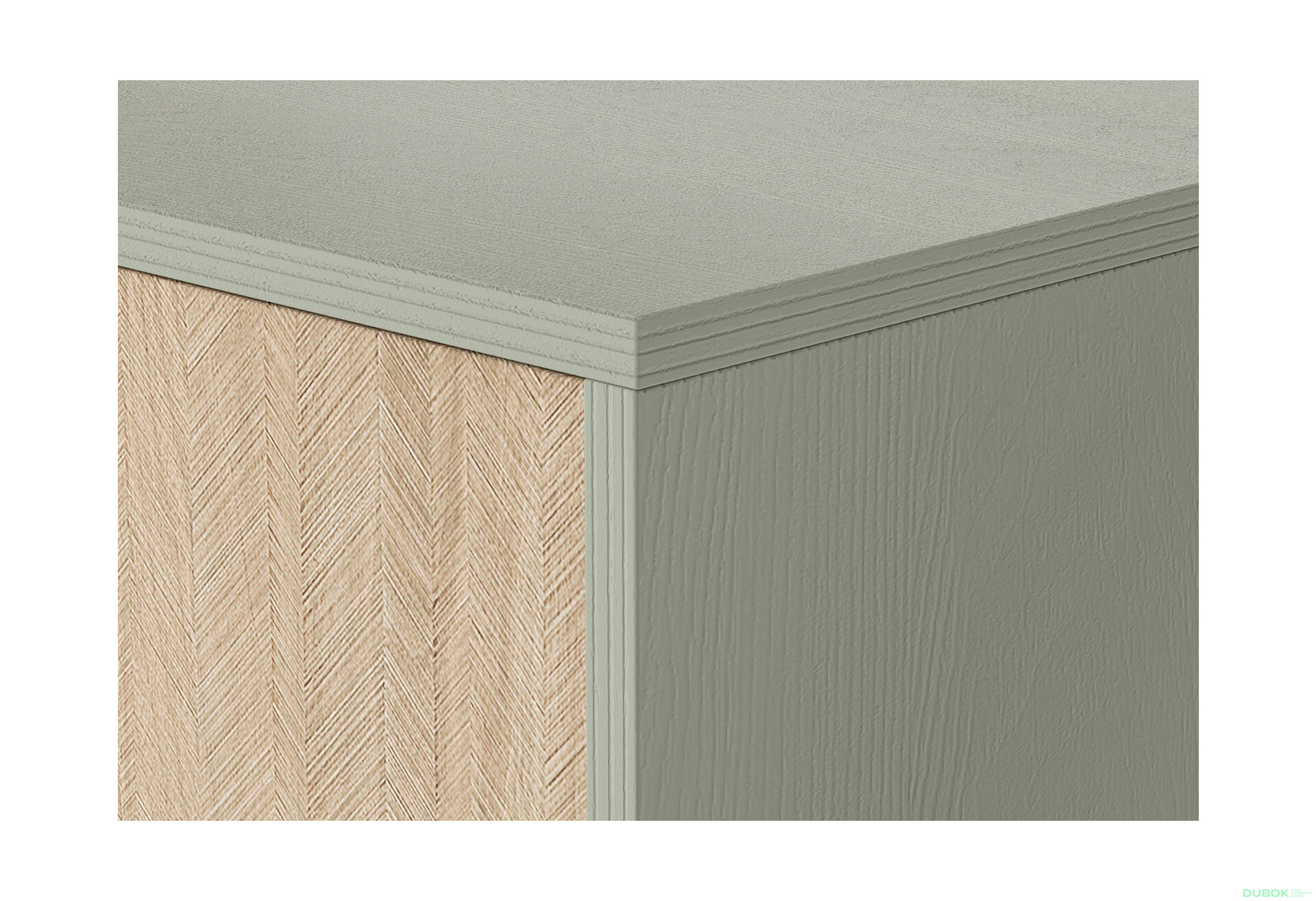 Komoda KSZD106 Forest eukalyptus / škandinávsky smrek - Fotografia 5 Fotografia 5 - Komoda KSZD106 Forest eukalyptus / škandinávsky smrek