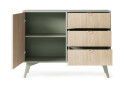 Komoda KSZD106 Forest eukalyptus / škandinávsky smrek - Fotografia 3 Fotografia 3 - Komoda KSZD106 Forest eukalyptus / škandinávsky smrek
