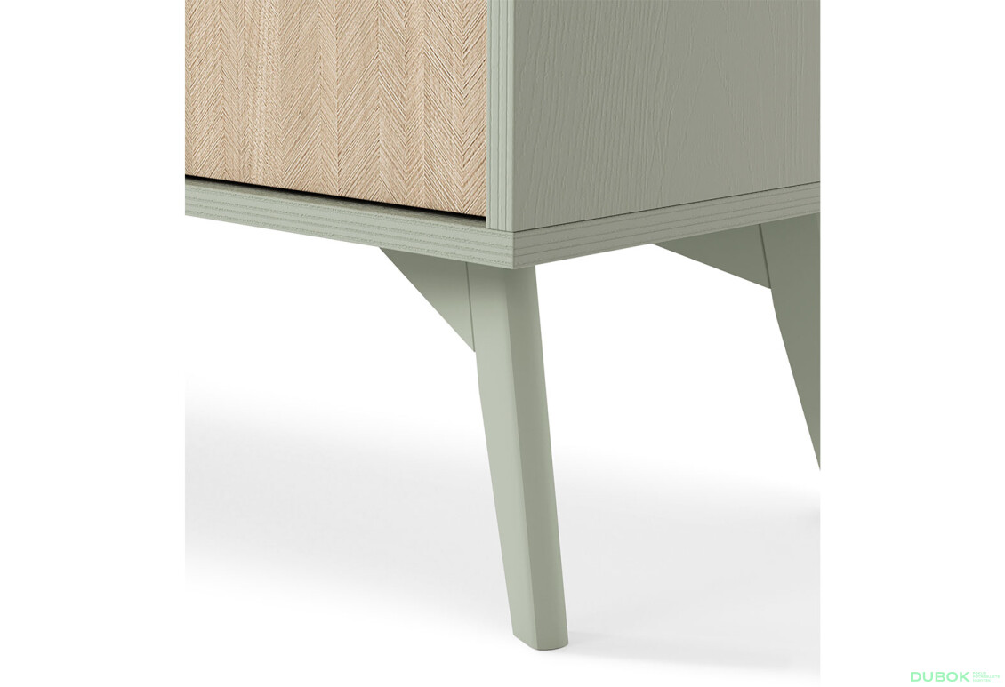 Komoda KSZD106 Forest eukalyptus / škandinávsky smrek - Fotografia 7 Fotografia 7 - Komoda KSZD106 Forest eukalyptus / škandinávsky smrek