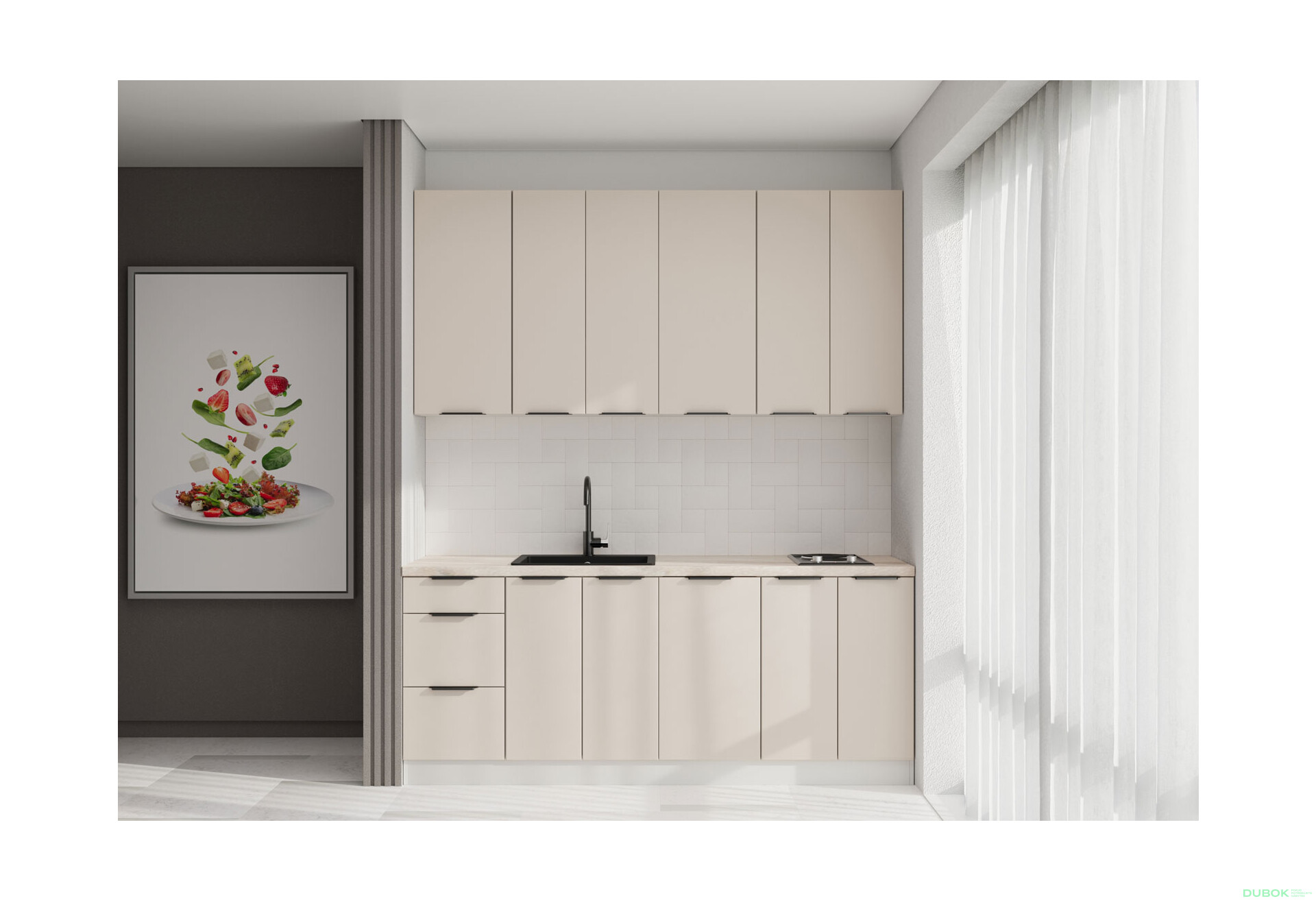 Sada 2.0 béžová matná Flet Lux - Fotografia 1 Fotografia 1 - Sada 2.0 béžová matná Flet Lux