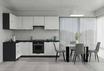 Sada 1.6x2.6, antracit / biely mat Flet Lux