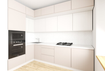 Sada 1.6x2.8 b. biela, f. béžová mat / mliečna Interno Luxe