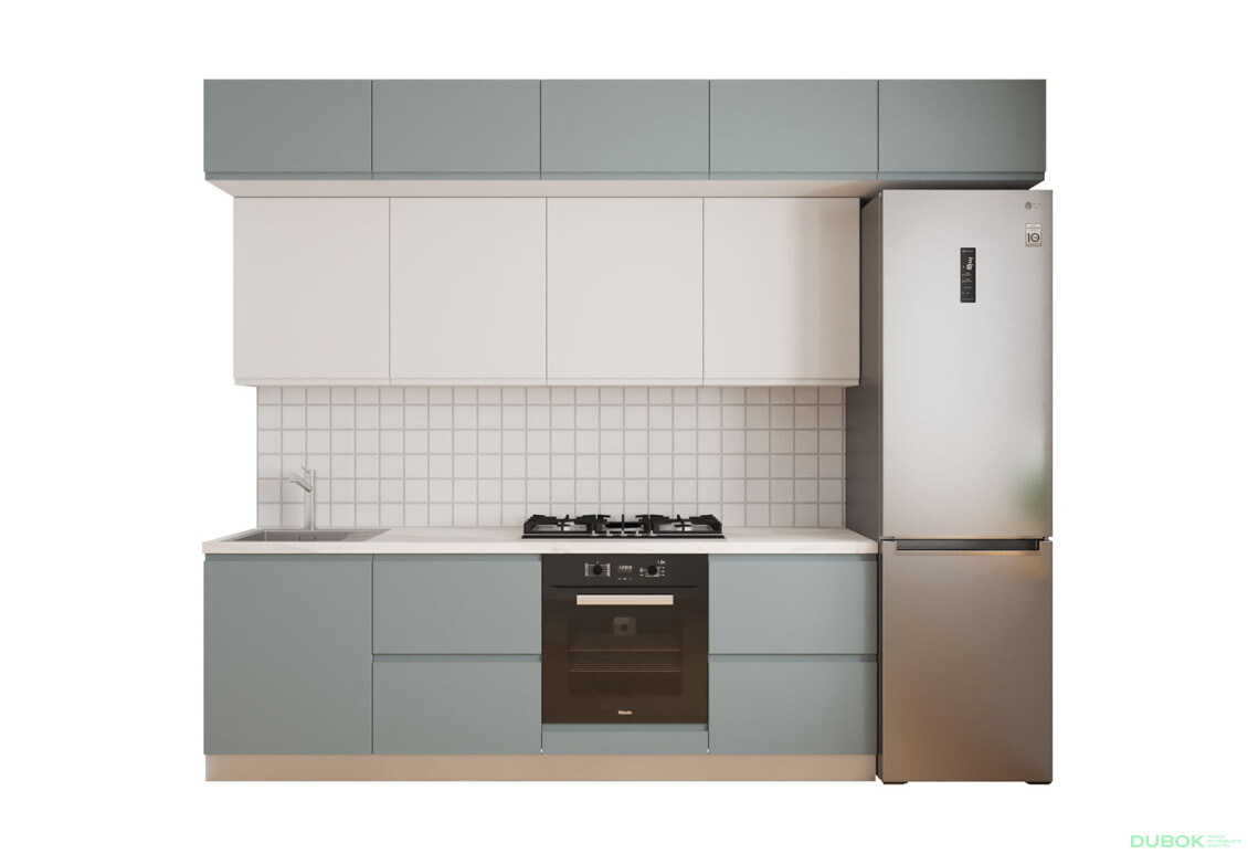 Fotografia 3 - Sada 2.4 k. biela, f. šedá mat / biela mat Interno Luxe