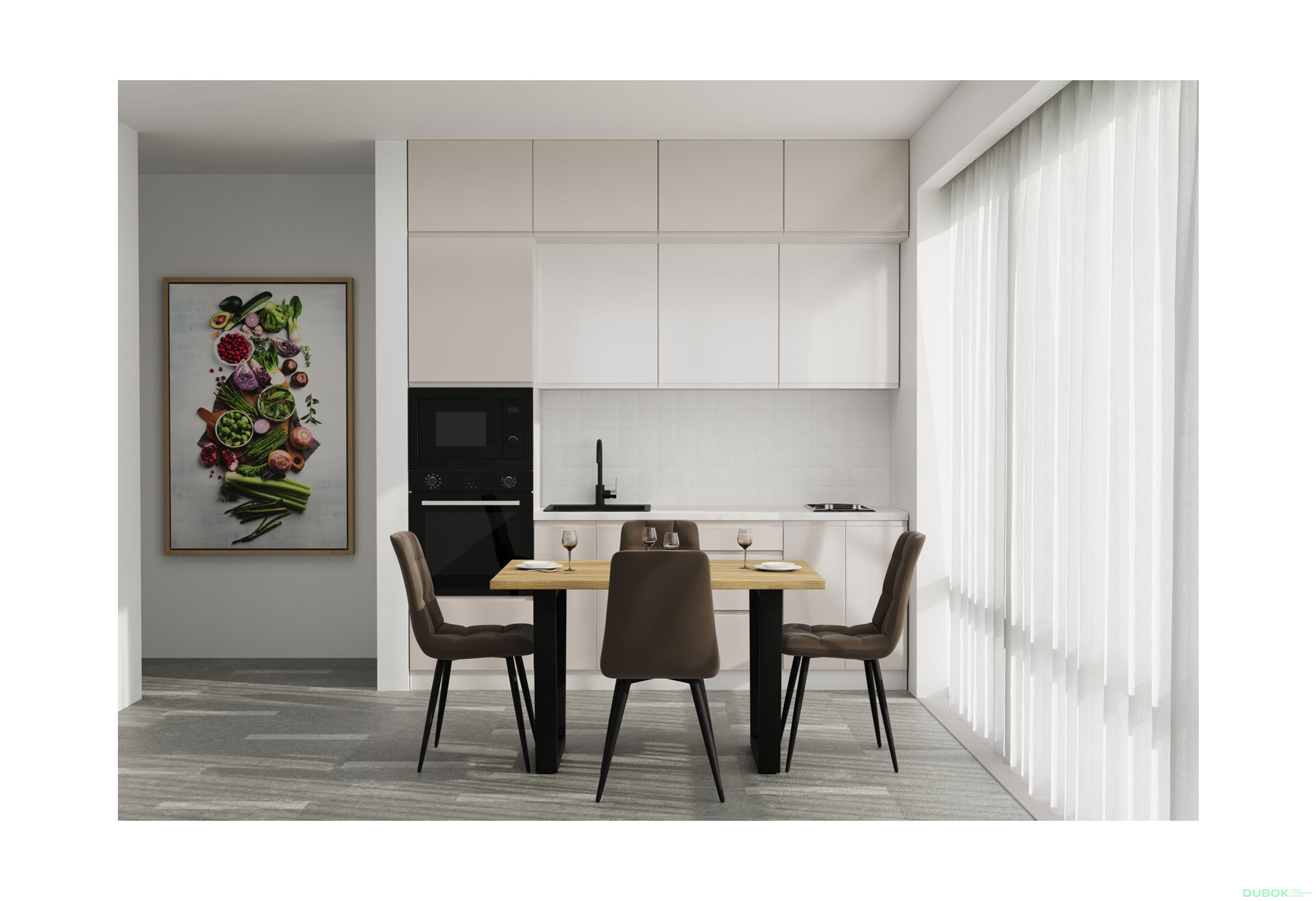 Sada 2.4 béžový lesk / mliečný lesk Interno Glaňec Luxe - Fotografia 2 Fotografia 2 - Sada 2.4 béžový lesk / mliečný lesk Interno Glaňec Luxe