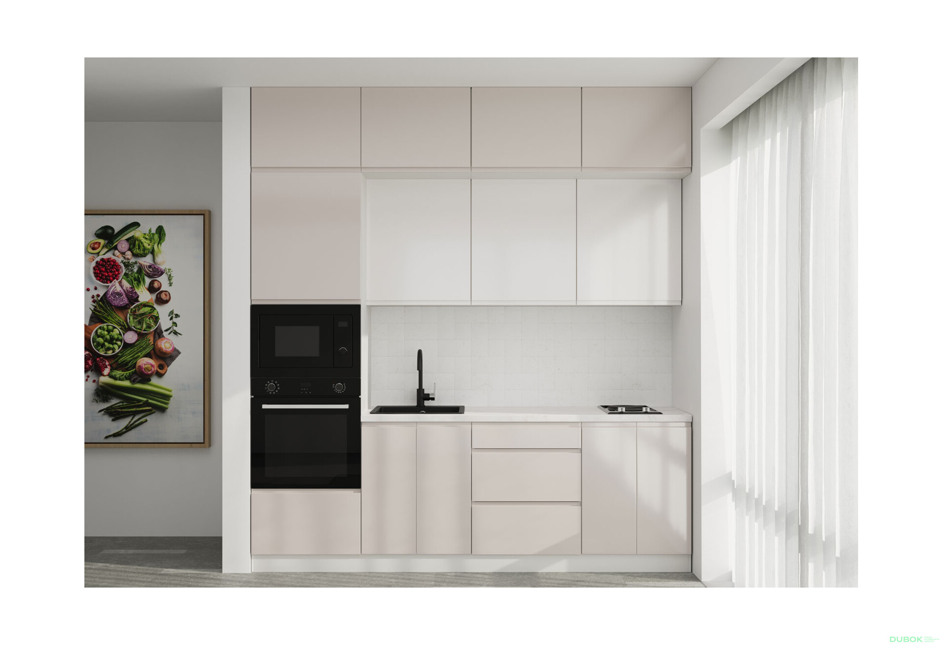 Fotografia 1 - Sada 2.4 béžový lesk / mliečný lesk Interno Glaňec Luxe