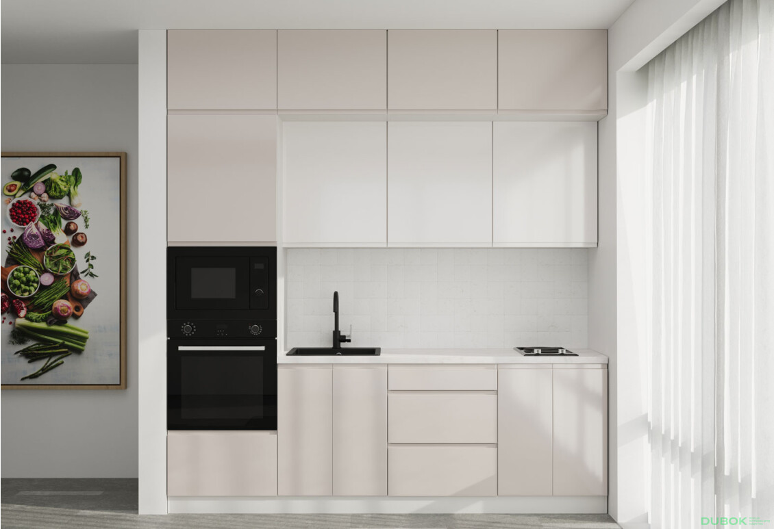 Sada 2.4 béžový lesk / mliečný lesk Interno Glaňec Luxe