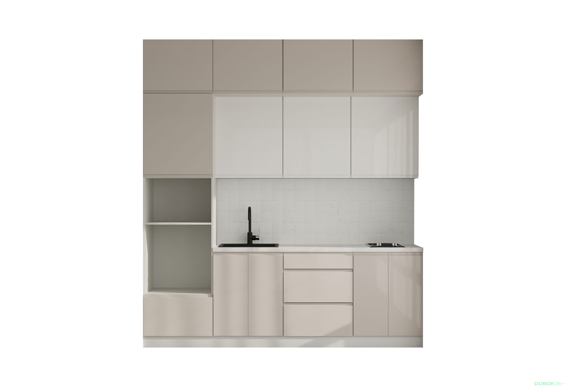 Fotografia 3 - Sada 2.4 béžový lesk / mliečný lesk Interno Glaňec Luxe