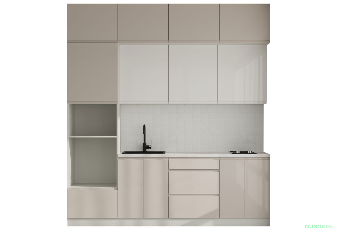 Fotografia 3 - Sada 2.4 béžový lesk / mliečný lesk Interno Glaňec Luxe