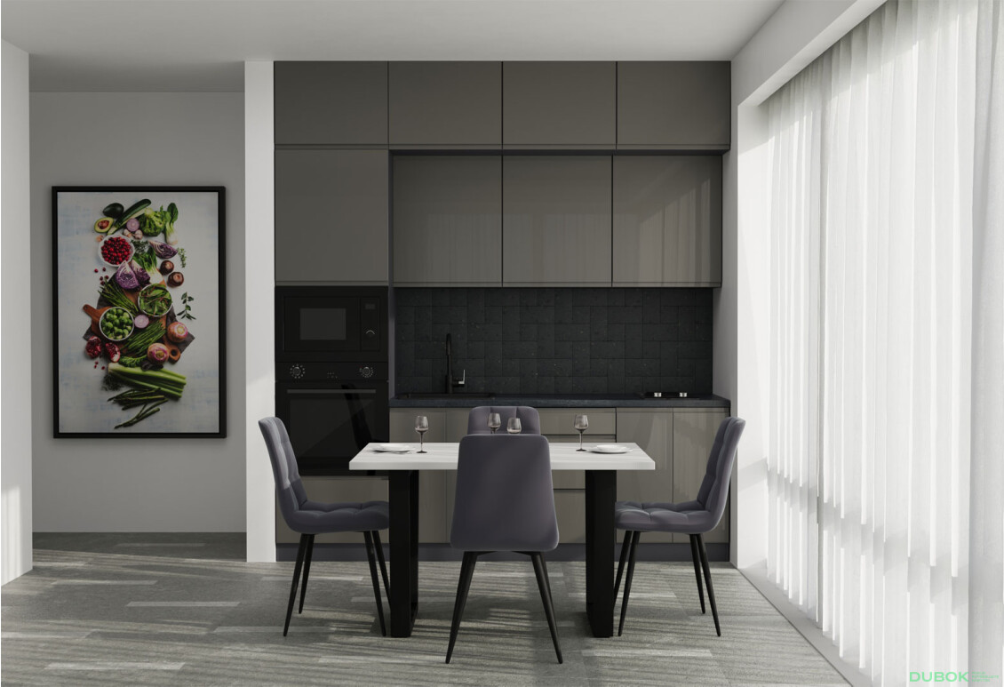 Fotografia 3 - Sada 2.4 Antracit / tmavošedý lesk Interno Glaňec Luxe