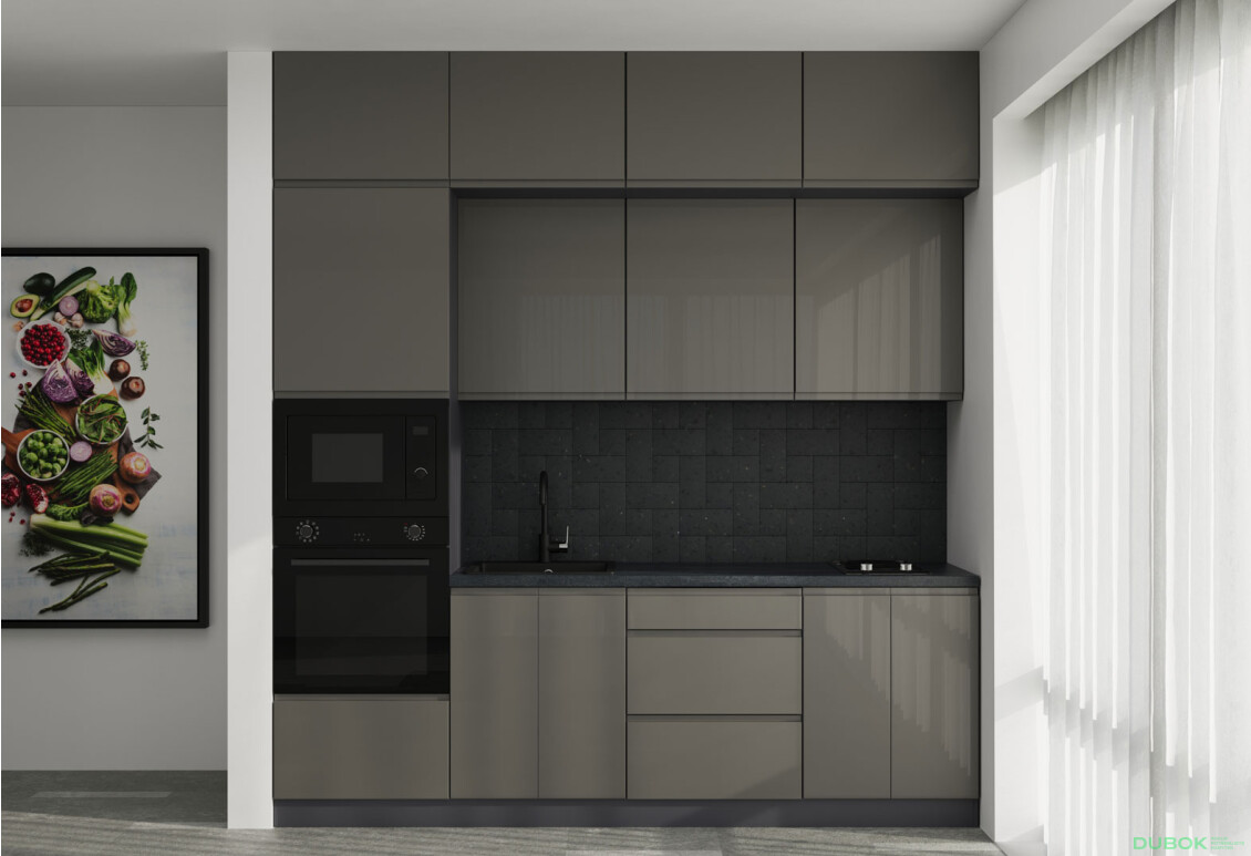 Sada 2.4 Antracit / tmavošedý lesk Interno Glaňec Luxe