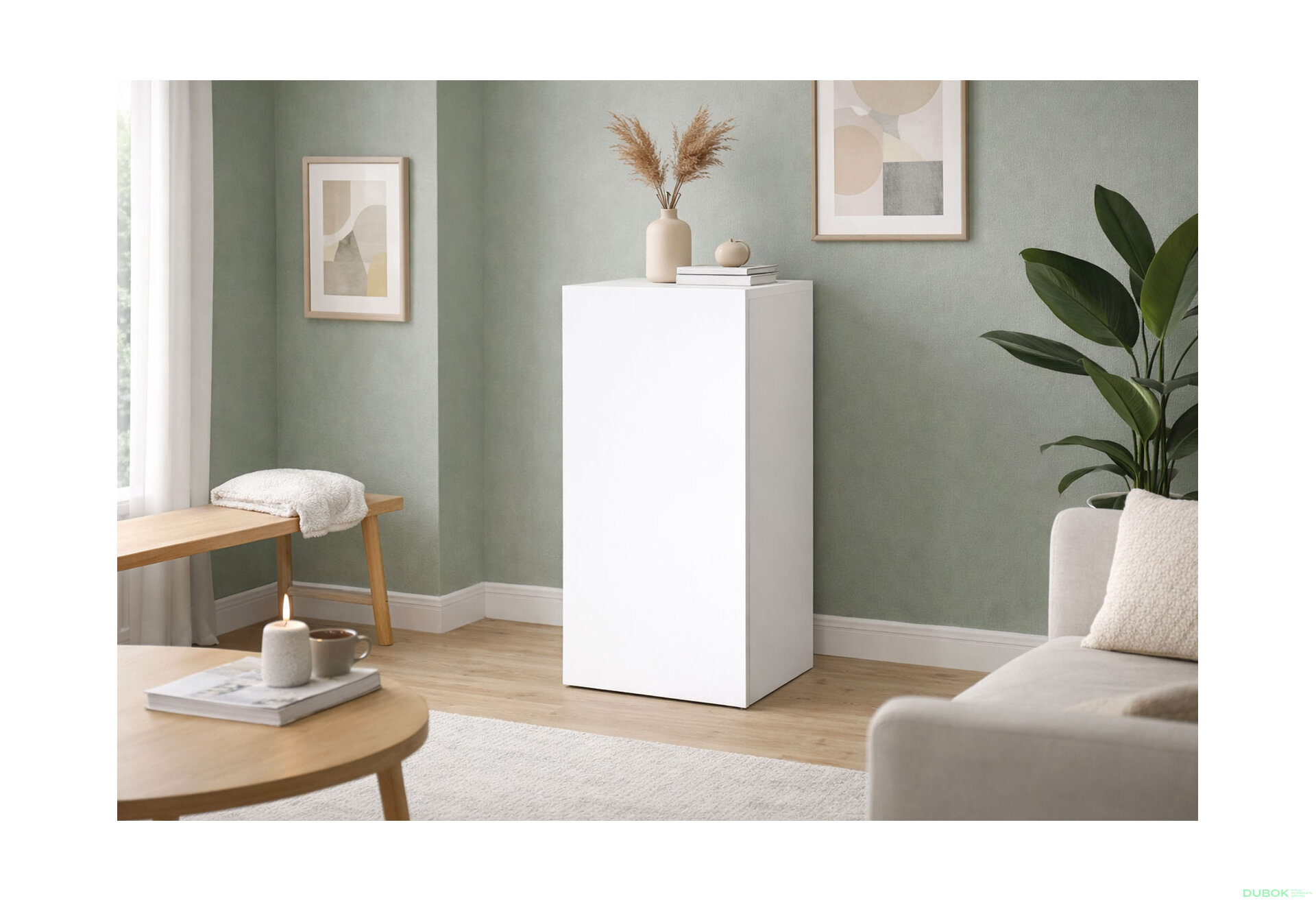 Fotografia 2 - Komoda 1D 40 cm kašmírová / nymphaea alba Space