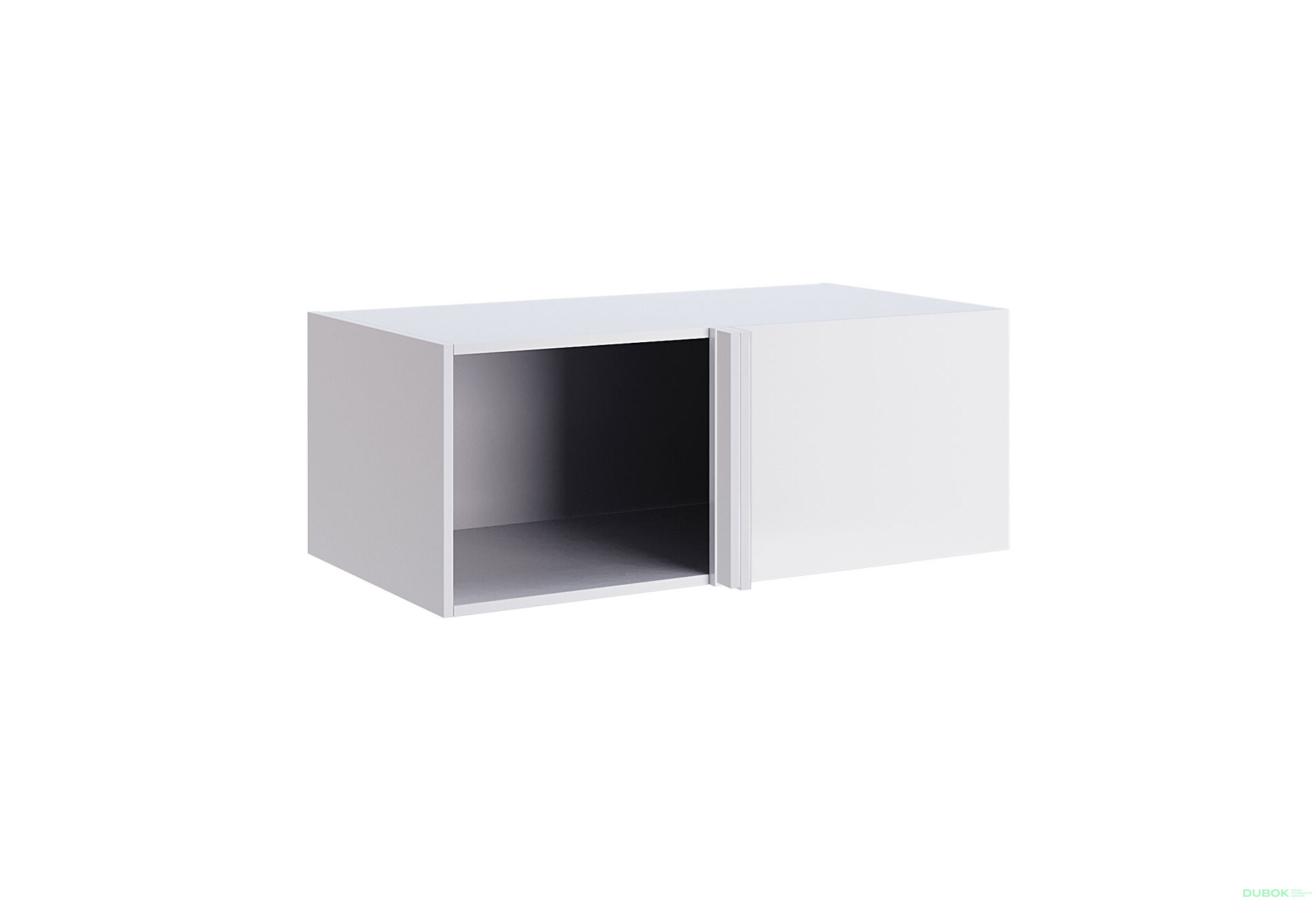Korpus Nadstavec na skriňu Roh 90° Biely lesk Idea - Fotografia 1 Fotografia 1 - Korpus Nadstavec na skriňu Roh 90° Biely lesk Idea
