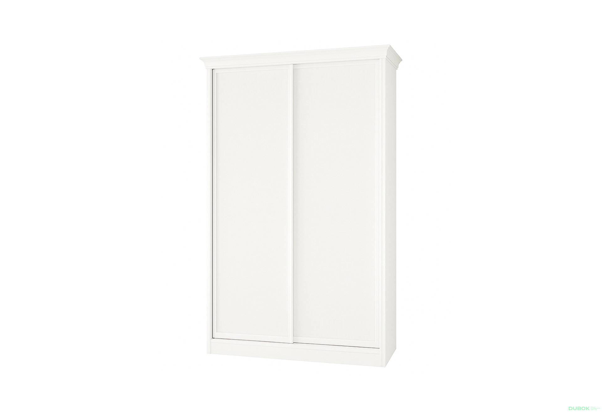 Fotografia 1 - Skriňa Rim-Veneziano 2D 1.2 m biela s rímsou, fasádami DTD