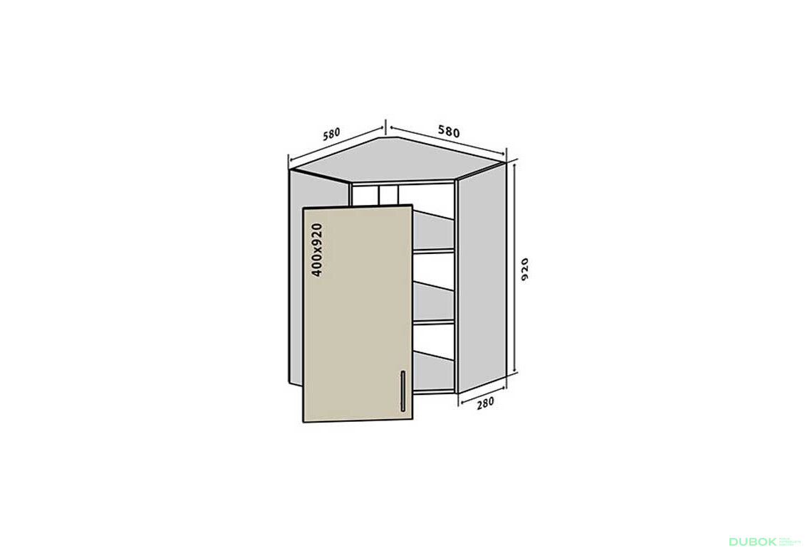 V54 Skrinka 1D 58 Interno