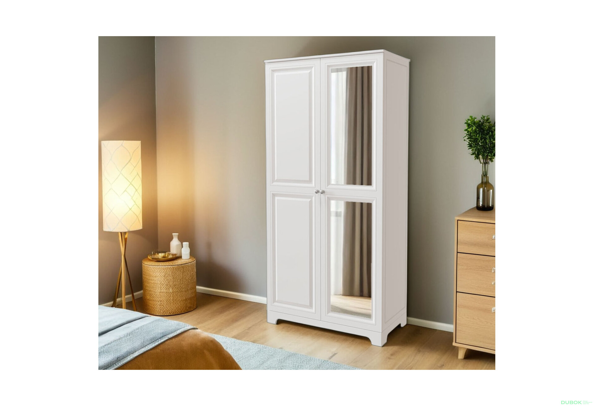 Fotografia 2 - Skriňa č. 2 / MDF V.2 + Zrkadlo V.2 Madrid