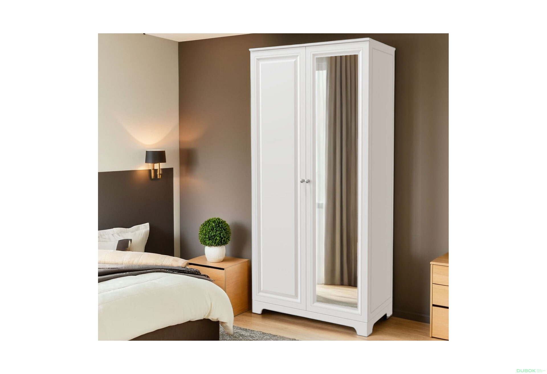 Fotografia 2 - Skriňa č. 2 / MDF V.1 + Zrkadlo V.1 Madrid