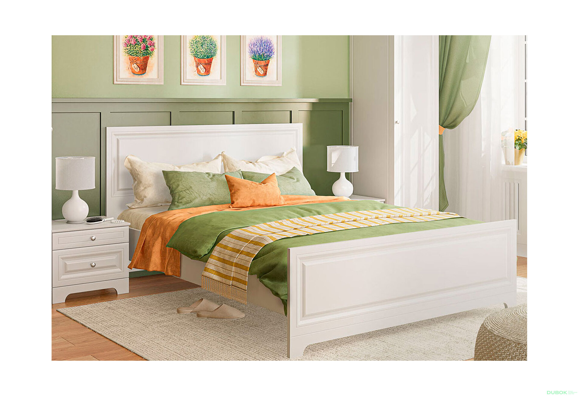 Fotografia 3 - Modul M10 Posteľ L-1600*2000 Madrid