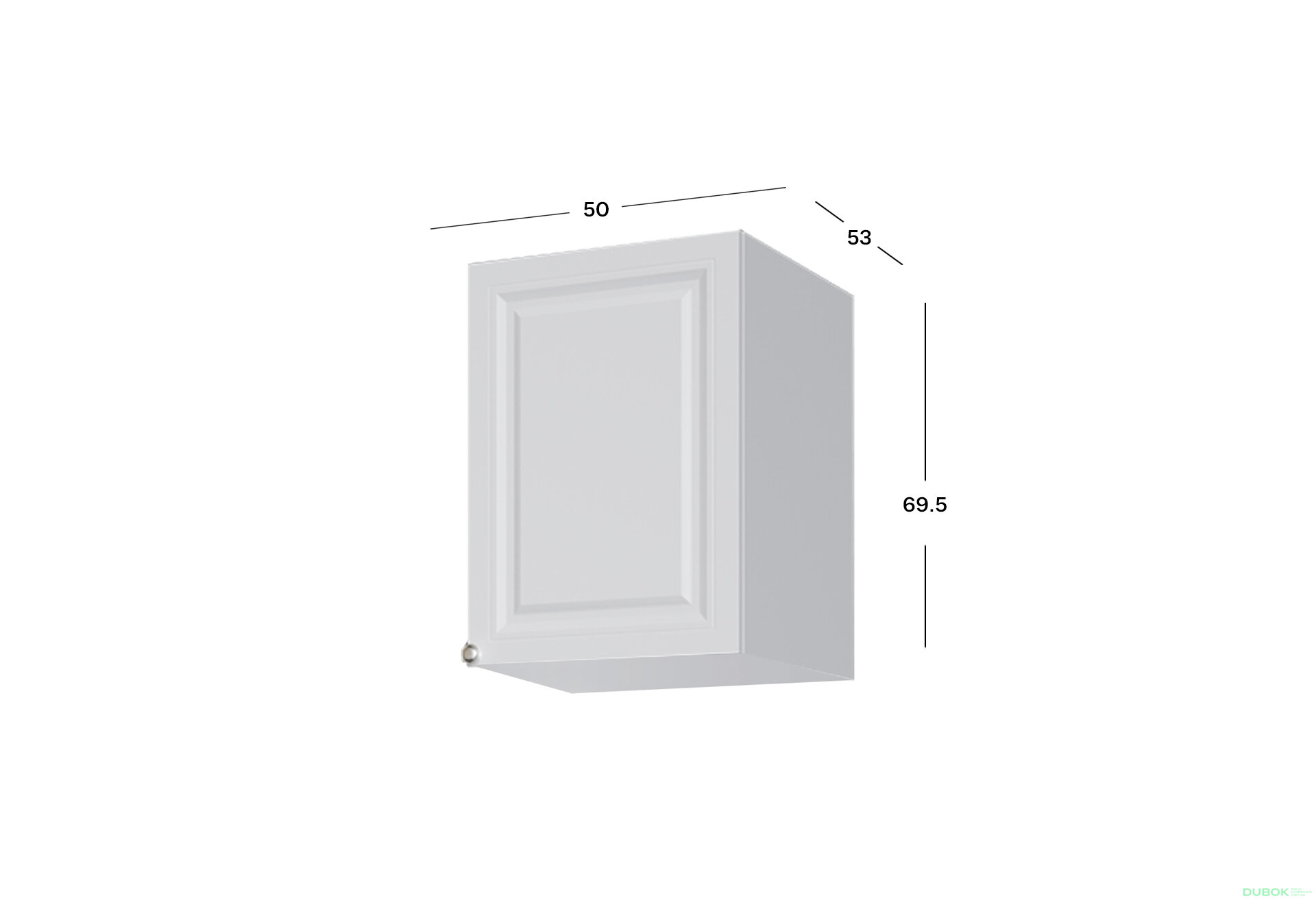 Fotografia 2 - Modul č. 12 + Fasáda F-500*695 V.1 / V.2 Biela Madrid